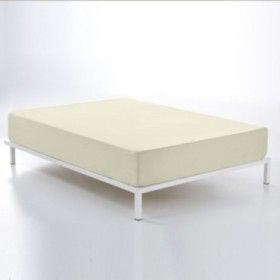 Bajera ajustable percal marfil escena de cama