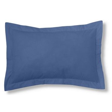 Funda de cojín 50-50 azulón cojín 50x75 con pestaña