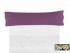 Funda de almohada algodón poliéster  berenjena