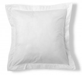Funda de cojín 50-50 blanco cojín 55x55 con pestaña