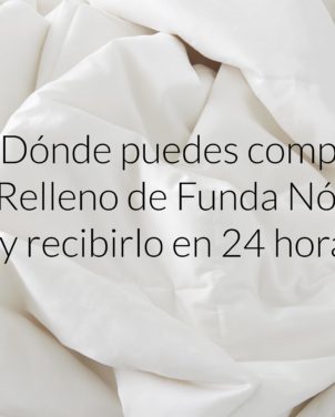 donde comprar relleno funda nórdica