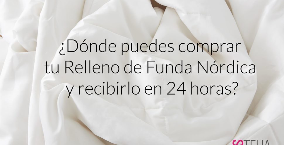 donde comprar relleno funda nórdica